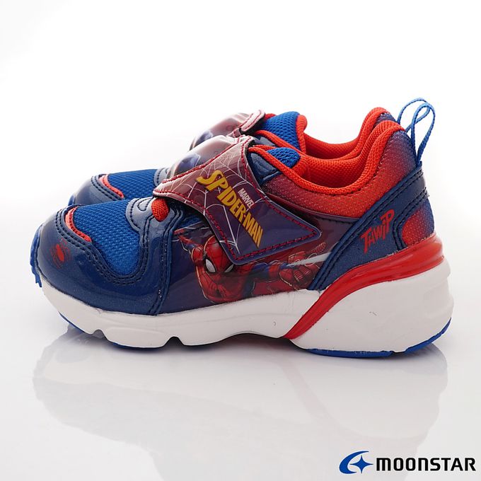 Moonstar日本月星 - 漫威聯名電燈機能童鞋-MVL0155藍(中小童)-機能運動鞋-藍