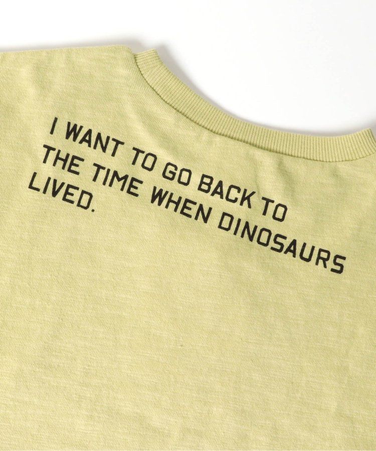 日本 BREEZE - 聯名款 衝浪風恐龍印花短袖上衣-白