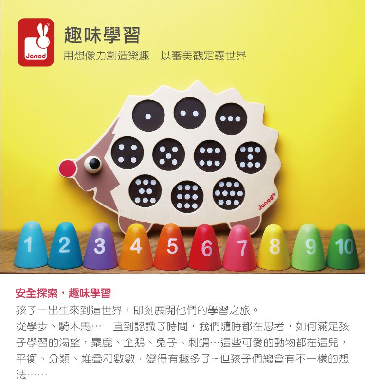 法國Janod - 認知學習-大吃一鯨夾夾樂