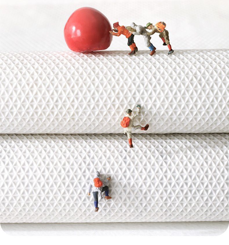 快速吸水植絨浴室腳踏墊-泡泡熊熊-灰色