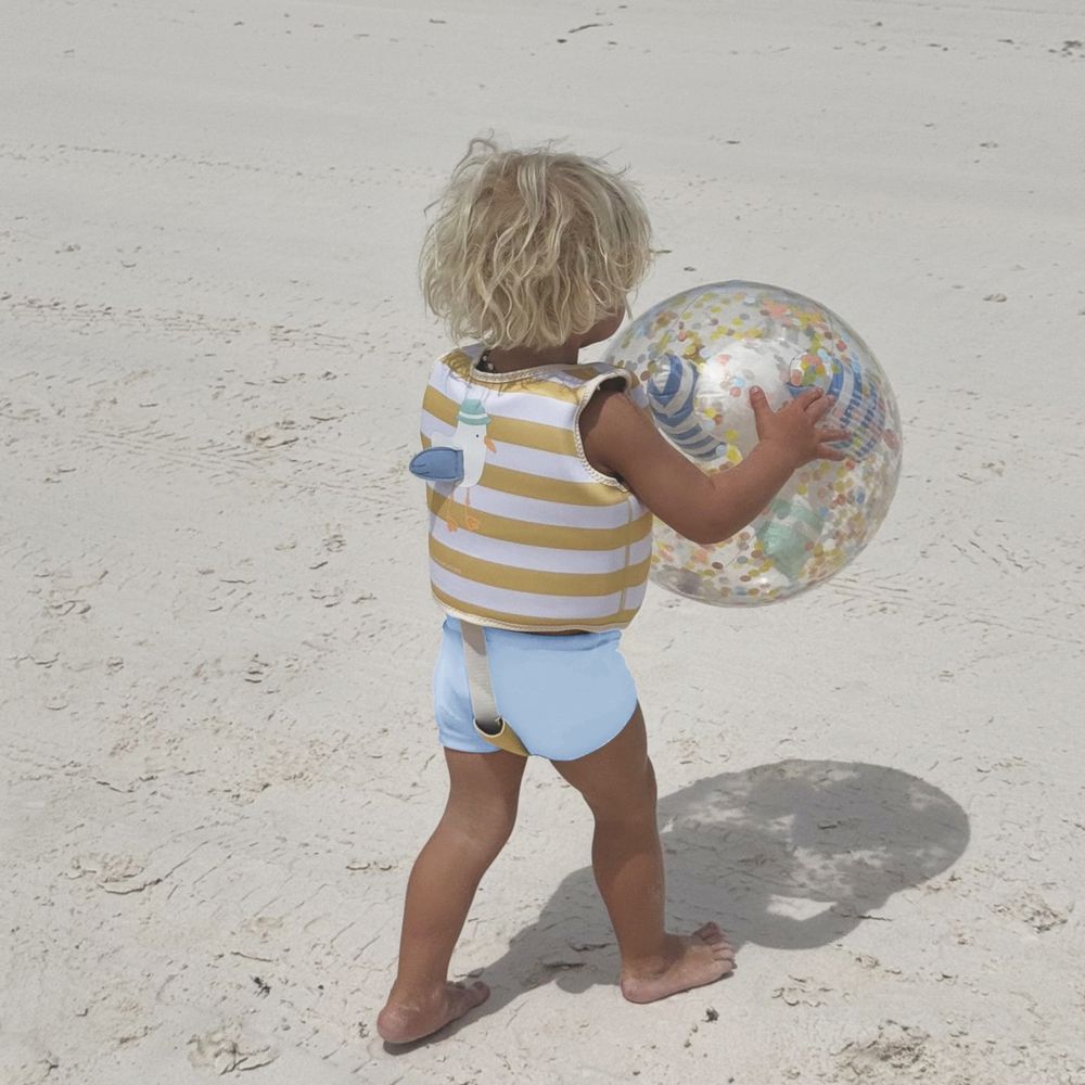 浮力背心-兒童鮮檸海鷗浮力背心2-3歲 (37x32.5x5公分)