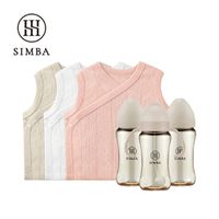 Simba 小獅王辛巴 - 心意之禮！質感透氣棉成長組 (開襟無袖-70cm-B款)