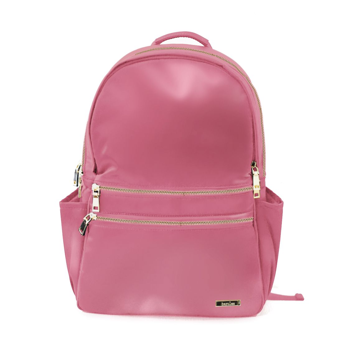 HARUhonpo 小晴天本舖 - Harulez 日本設計師の聯名款-Backpack微金質感後背包-粉櫻花