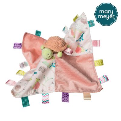 美國 MaryMeyer 蜜兒 - 標籤親膚安撫巾-甜美緹比龜