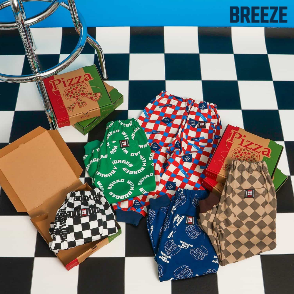 【日本 BREEZE】各種褲型都好看！美式印花風格，男女寶都適合～