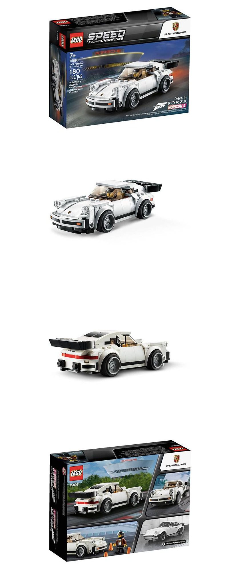 樂高 LEGO - 【新品】樂高SPEED CHAMPION賽車系列- 1974 Porsche 911 Turbo 3.0 75895-180pcs