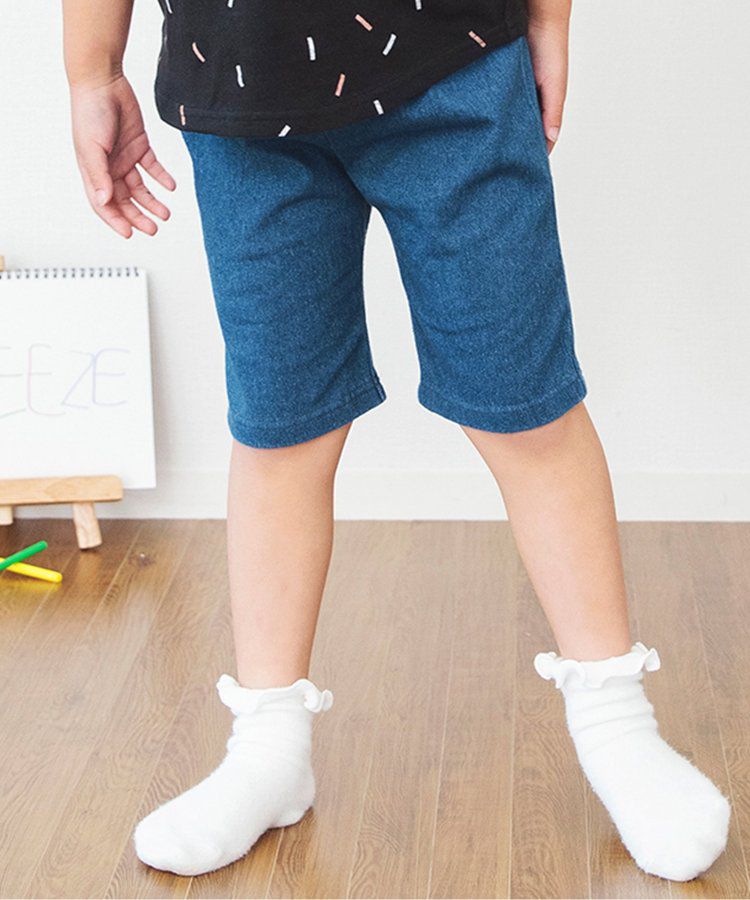 日本 BREEZE - 熱銷！百搭休閒印花短褲-乳牛紋-黑白