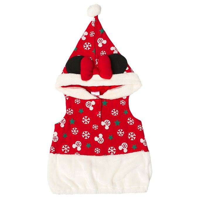 akachan honpo - 米妮滿版圖案背心-紅色