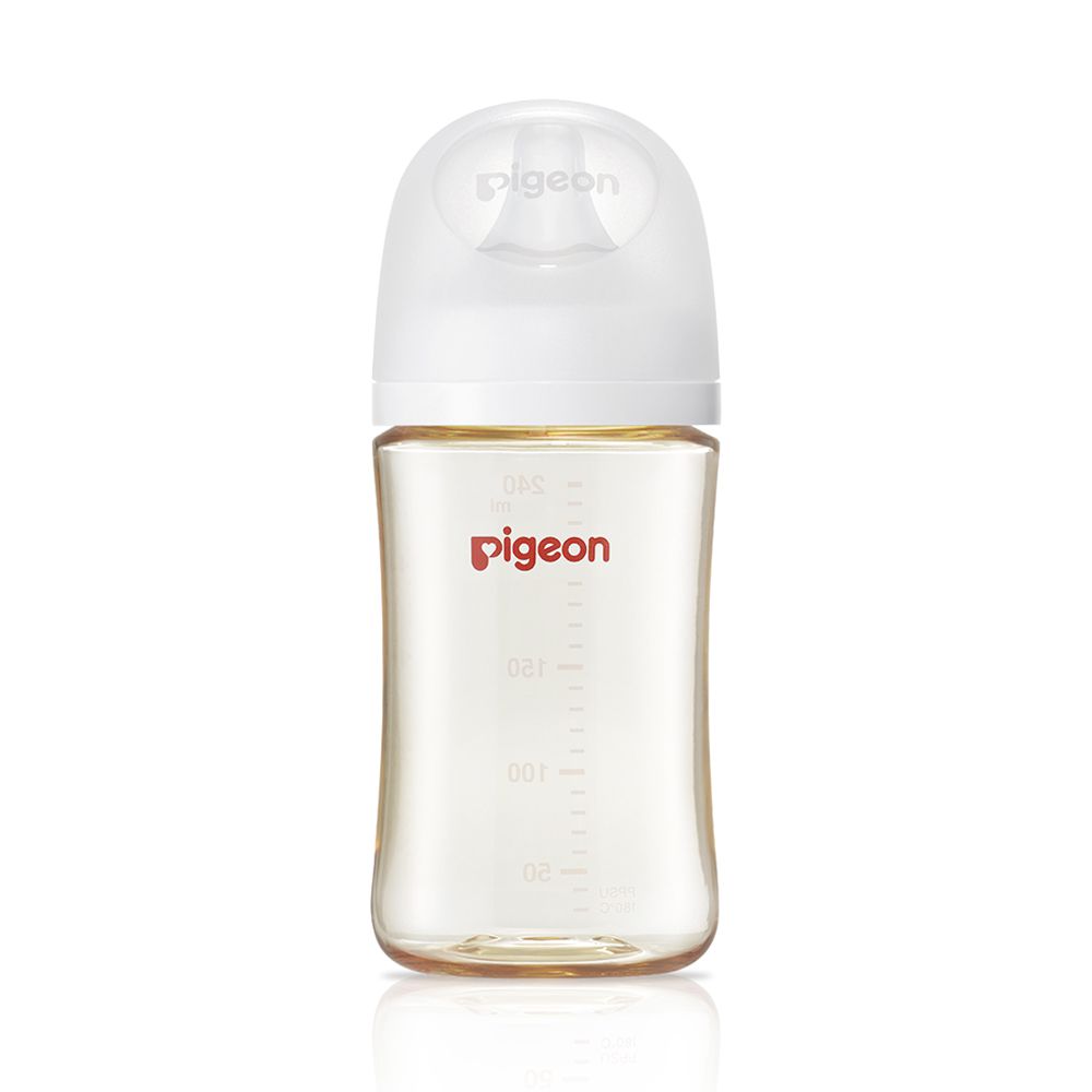 第三代母乳實感PPSU奶瓶240ml-純淨白