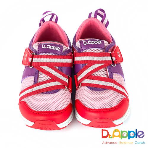 Dr. Apple - 機能童鞋-個性輕量透氣休閒童鞋-紅