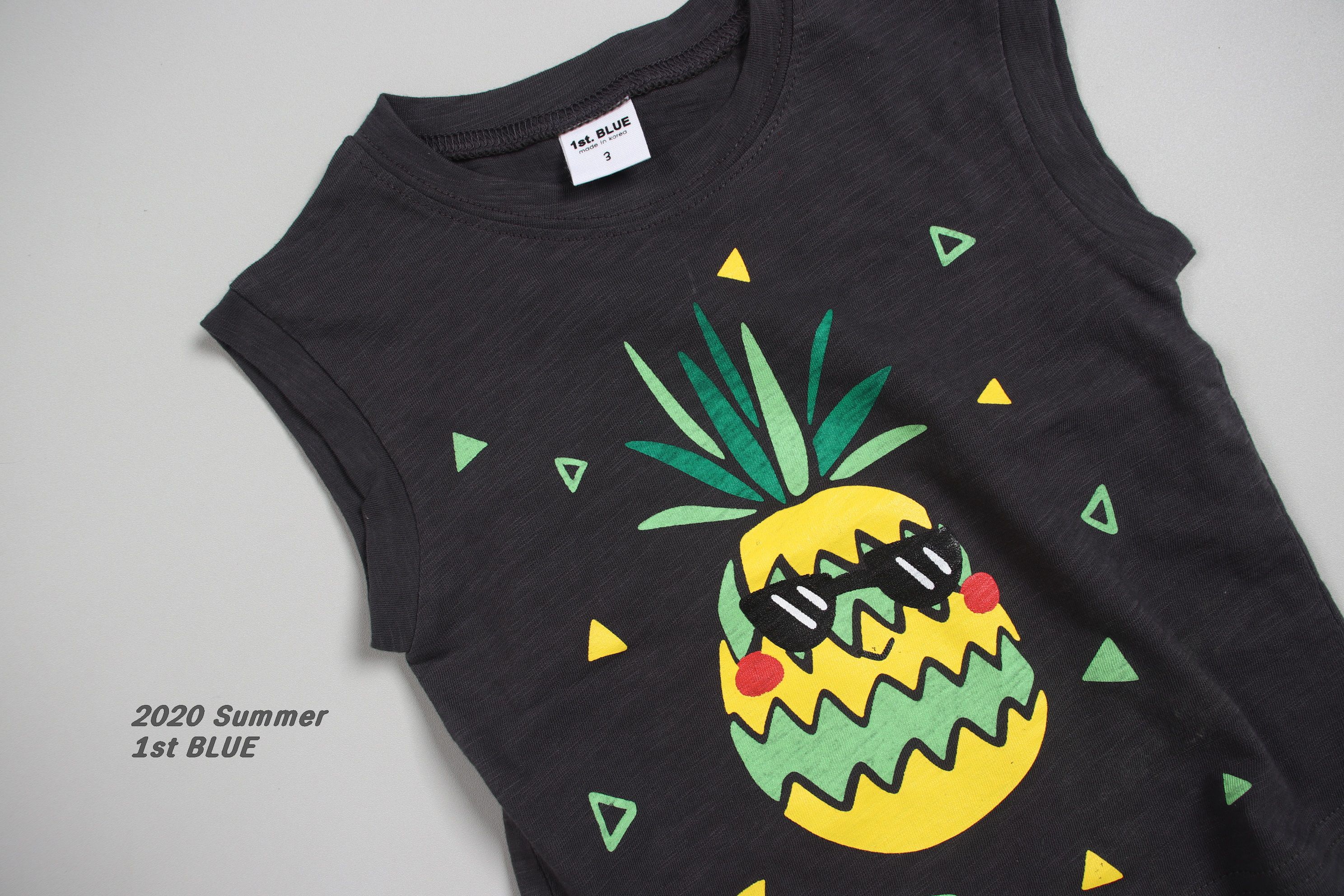 韓國 First Blue - (剩13號)泡泡水果T-西瓜