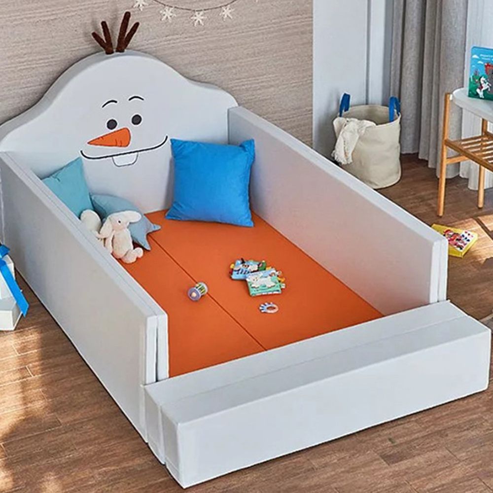 Alzipmat - 迪士尼 輕傢俬系列 多功能圍欄地墊/沙發床(加大尺寸)-雪寶