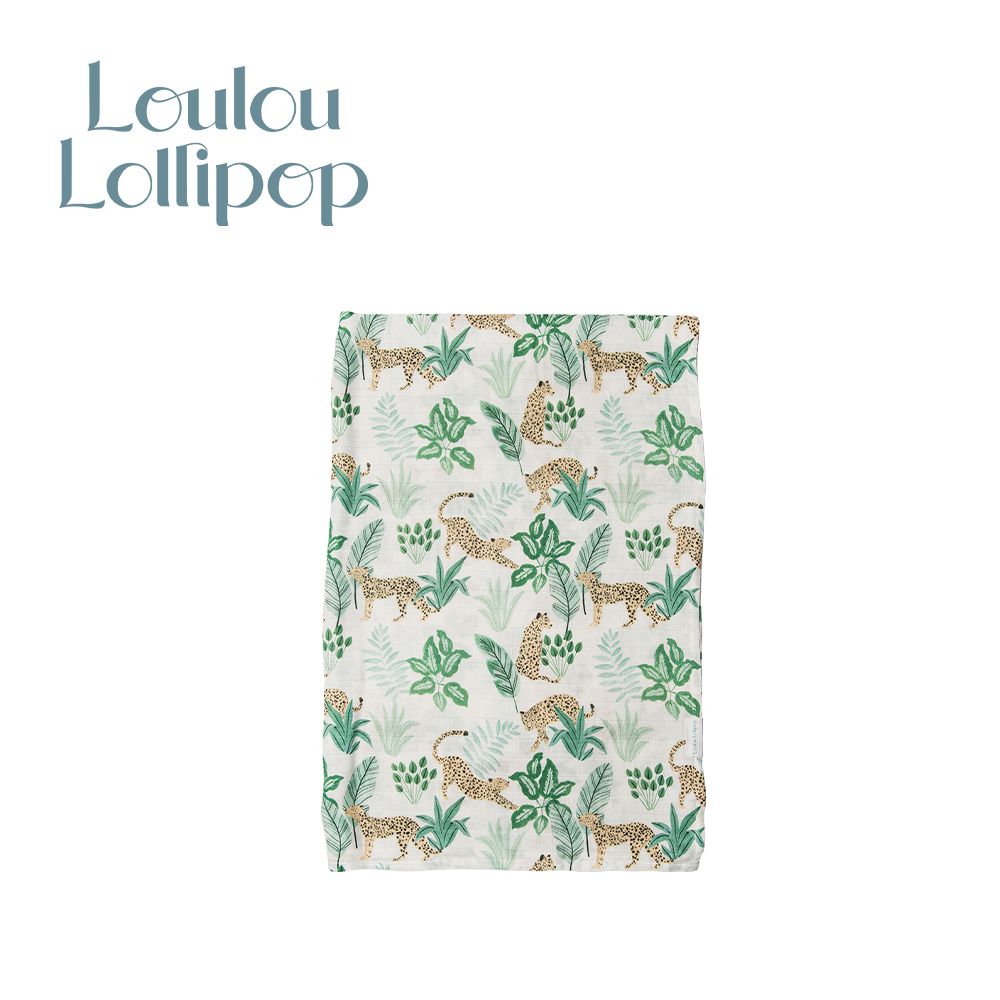 Loulou Lollipop - 竹纖維透氣包巾-主題款-叢林探險 (120x120cm)