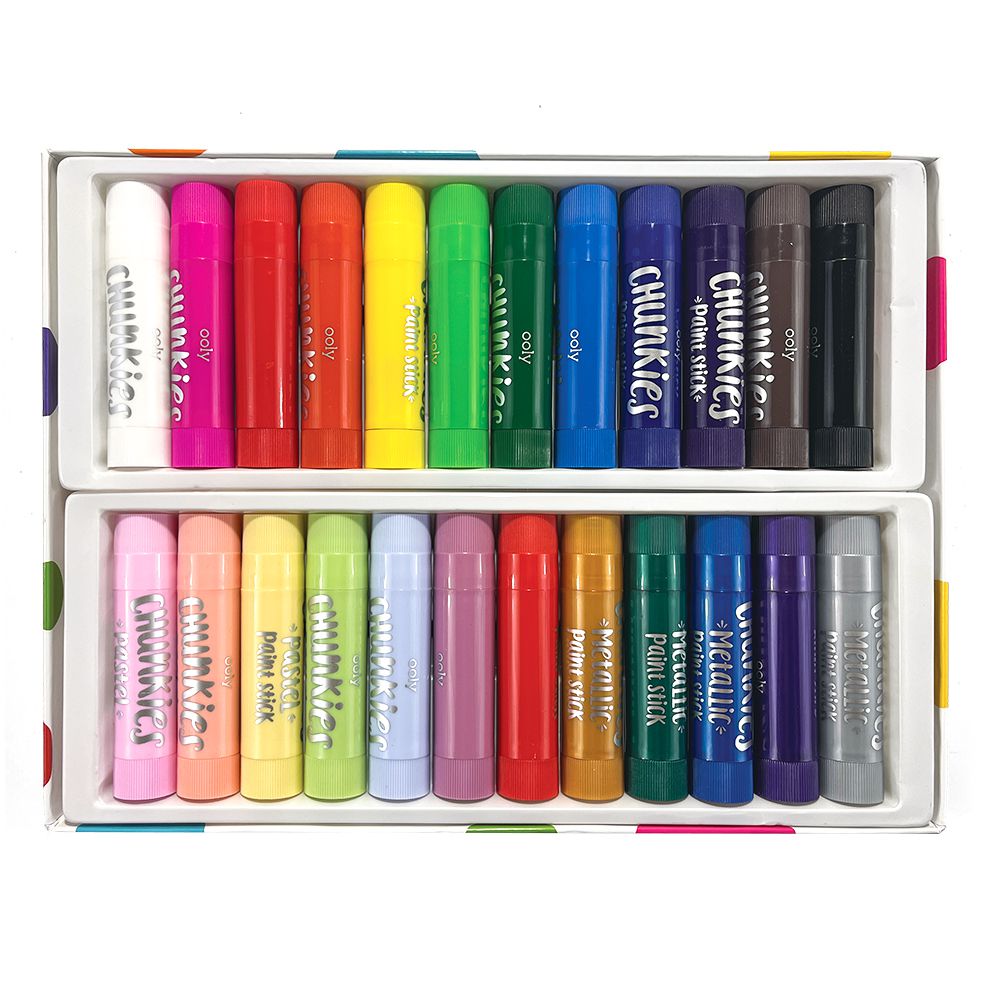 【兒童專用筆系列】胖蠟筆 (完美創作新版24入組)