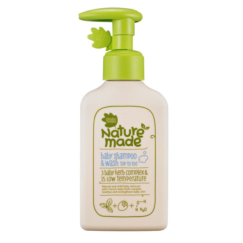 Green Finger - 綠手指Nature made親膚嬰幼兒系列-洗髮&沐浴乳-230ML