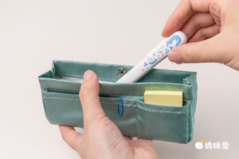 日本文具 KOKUYO - 便攜式摺疊剪刀-摩卡