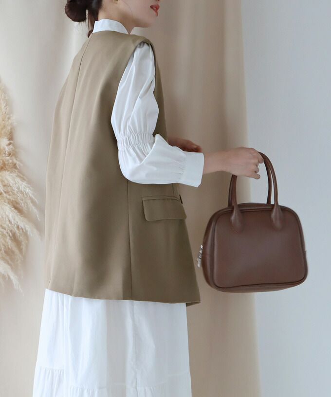 日本 BLUE EAST - 百搭率性西裝背心-黑