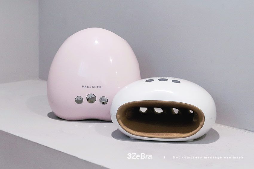 3ZeBra - 溫揉指｜氣壓溫感手部按摩機-白色-750g