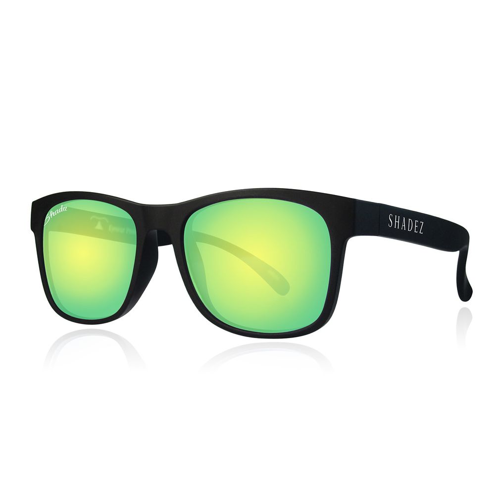 瑞士 SHADEZ - 成人偏光太陽眼鏡-黑框湖水綠