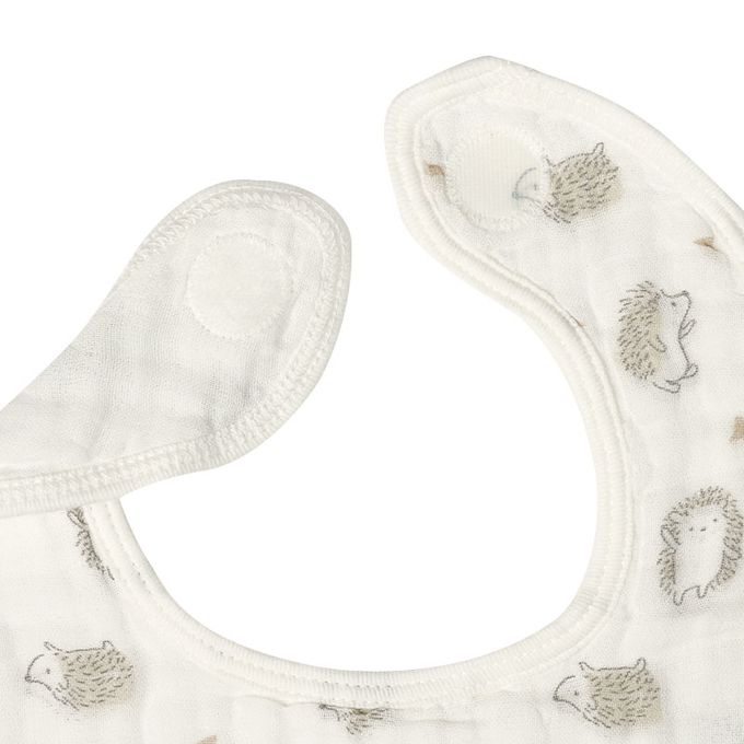 akachan honpo - 6層棉紗圍兜3件組-米白色 (70~95cm)