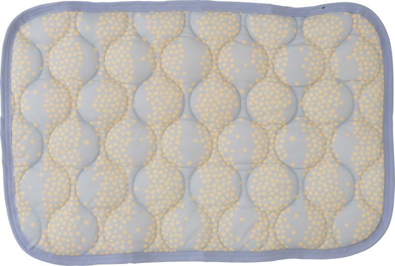 日本小泉 - 節電對策 接觸涼感枕頭墊/保潔墊-清爽點點-丁香紫 (43×63cm)