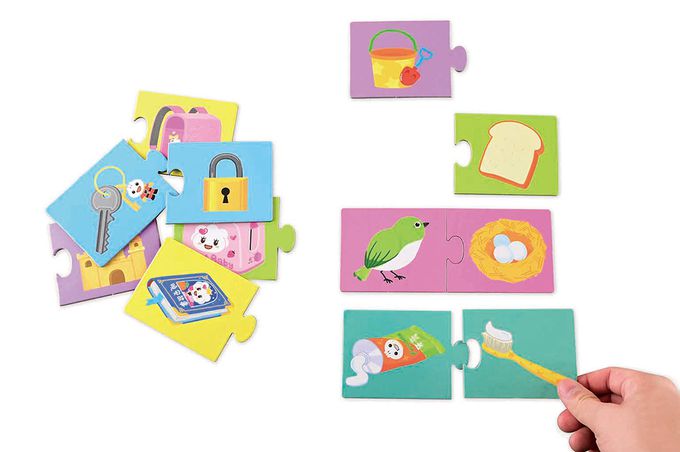 觀察配對(支援多重點讀筆)-FOOD超人腦力開發圖卡教具*新版