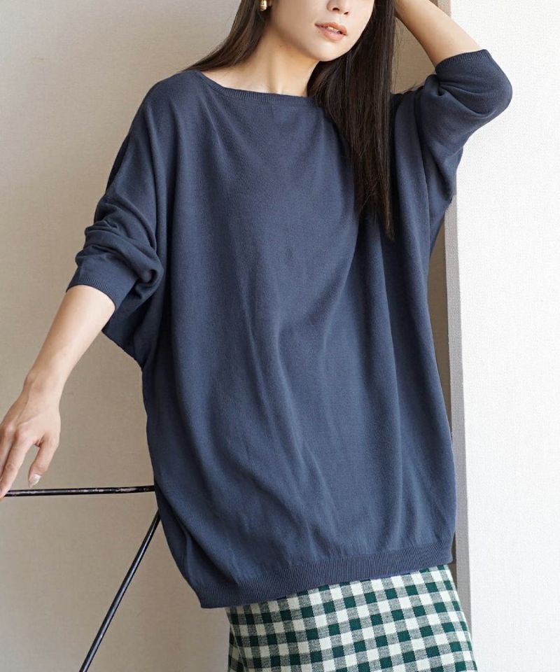 日本 zootie - 純棉薄針織飛鼠長袖上衣-蜜桃