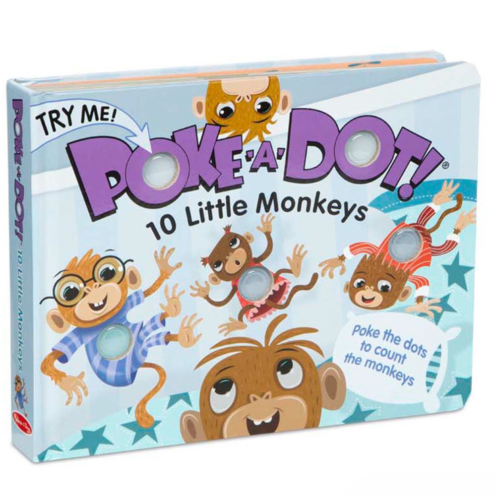 美國瑪莉莎 Melissa & Doug - 神奇泡泡書-十隻猴子