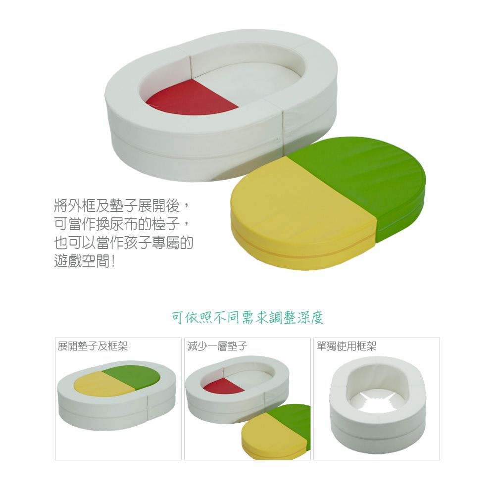 Design Skin - 圓形蛋糕沙發(變形球池樂園) (贈貼紙)