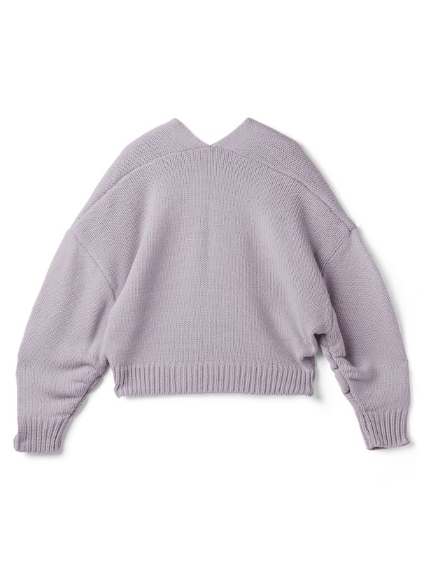 日本 GRL - 甜美開襟短版針織外套-淺卡其 (F)