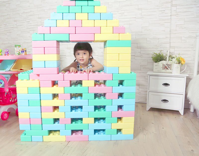 大型軟積木【台灣製 WOOHOO】打造巨大積木城堡