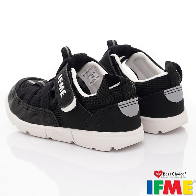 日本IFME - 水涼機能童鞋-IF30-341514黑(中小童段)-水涼鞋-黑