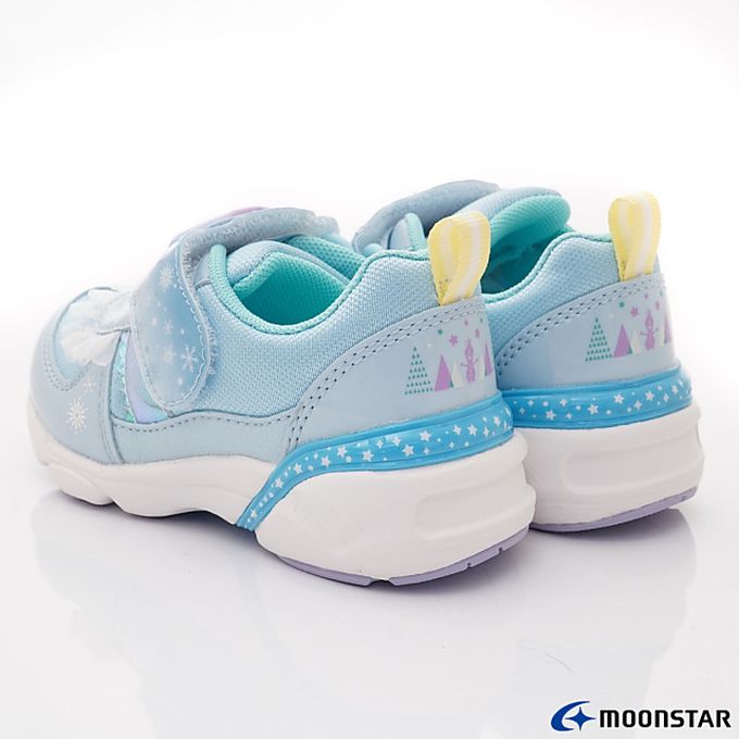 Moonstar日本月星 - 月星冰雪聯名電燈機能童鞋-DNC13109藍(中小童段)-機能運動鞋-藍