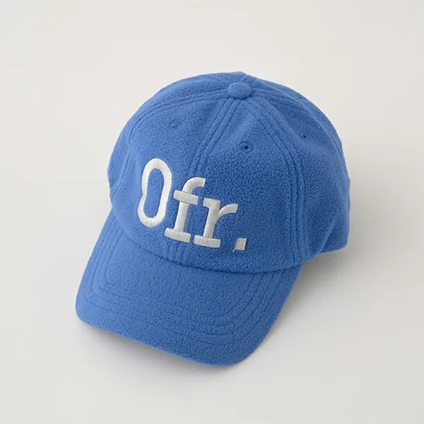 日本 b-ROOM - 英文字絨布遮陽帽/棒球帽-寶石藍 (F)