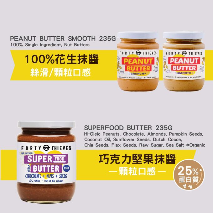 壽滿趣 - 紐西蘭Forty Thieves頂級巧克力堅果醬-235g