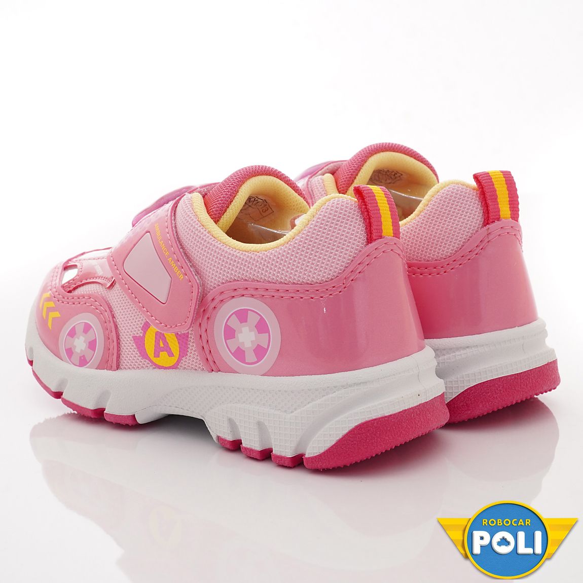 POLI 波力救援小英雄 - 台灣製電燈休閒運動款(中小童段)-運動鞋-粉紅