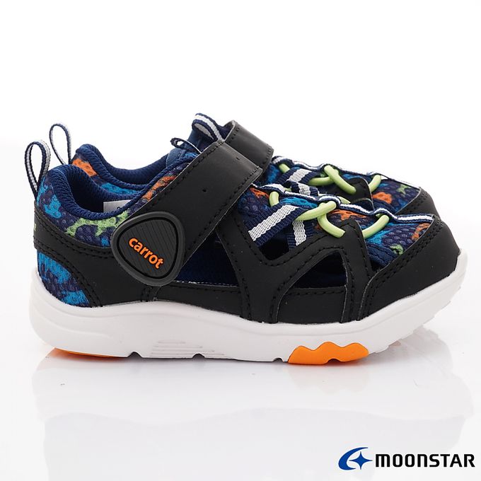 Moonstar日本月星 - 休閒機能童鞋-CRC23406黑(中小童)-機能運動鞋-黑