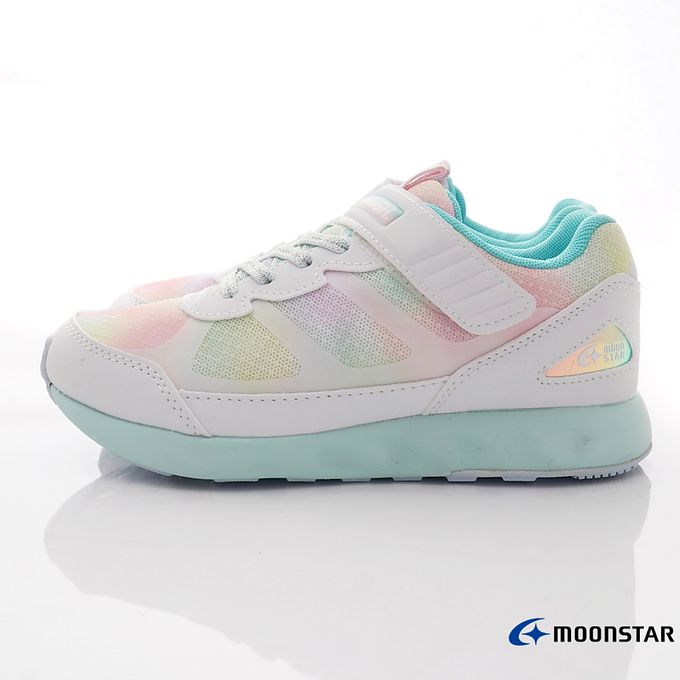 Moonstar日本月星 - LV競速2E運動鞋(中大童段)-運動鞋-白綠