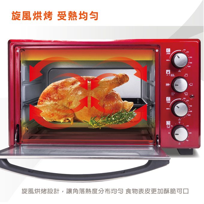 上下獨立可調溫控，可調溫度至250度