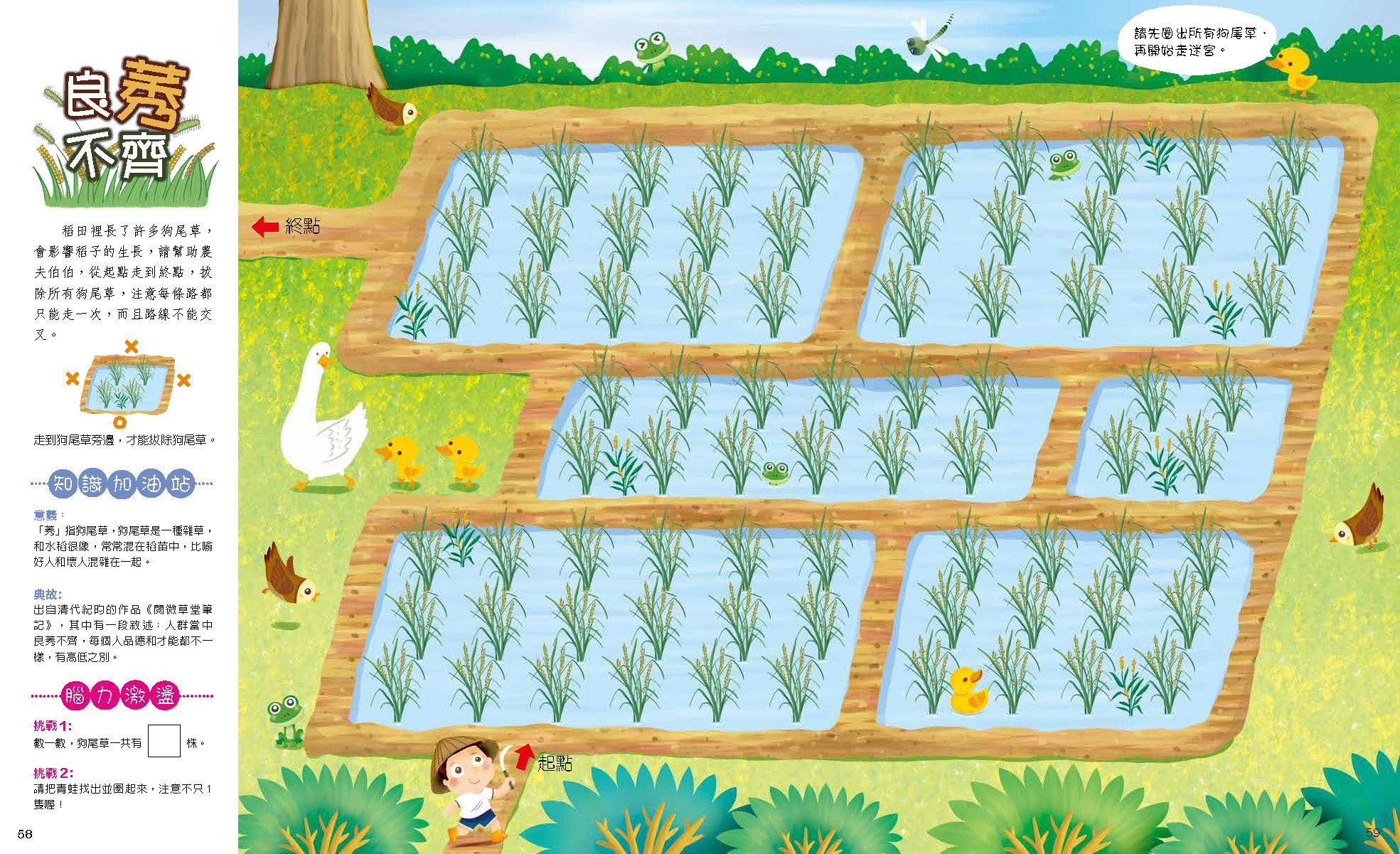 成語迷宮：蟲林鳥獸篇-平裝-全彩 (適合6-10歲)