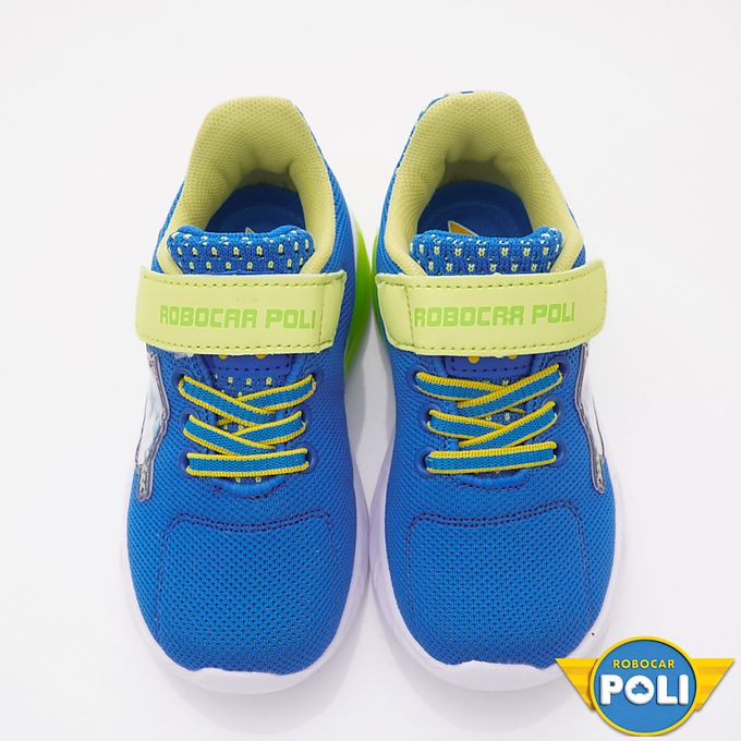 POLI-波力閃亮電燈鞋POKX21206藍(中小童段)-電燈鞋-藍