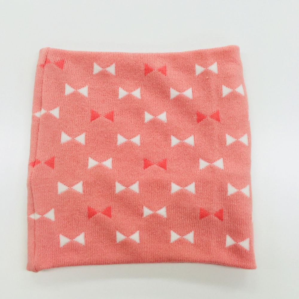 akachan honpo - 肚圍-羅紋針織款-蝴蝶結 粉紅色 (80~95cm)