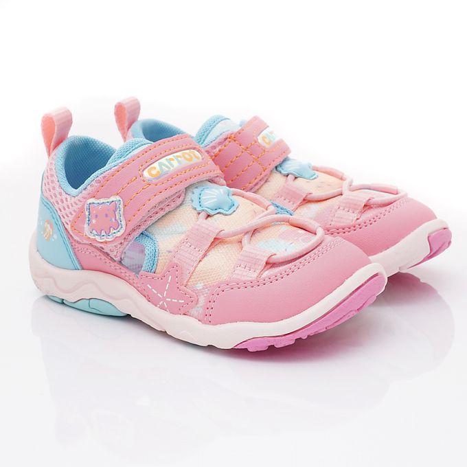 Moonstar日本月星 - 速乾公園鞋系列童鞋-CRC23344粉(中小童段)-機能運動鞋-粉