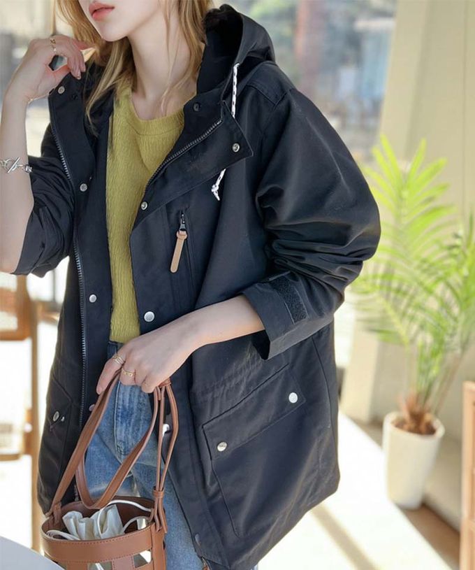 日本 Classical Elf - [熱銷NO.1]  3WAY百搭保暖連帽防風外套-淺卡其