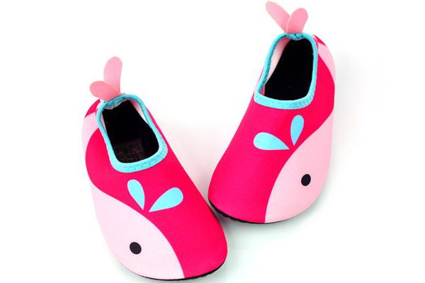 韓國 OZKIZ - 輕量/防滑兒童沙灘鞋/戲水鞋-海豚藍