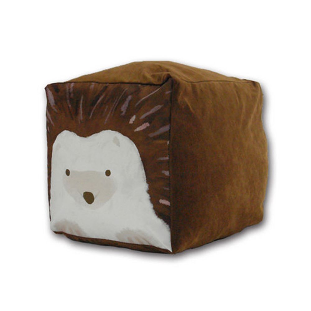 日本 TOYO CASE - 可愛動物 2way 棉被收納袋 / 抱枕-刺蝟 (37x37x37cm)