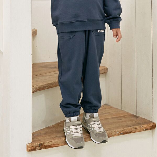 日本 b-ROOM - 彈力百搭口袋運動長褲-炭灰