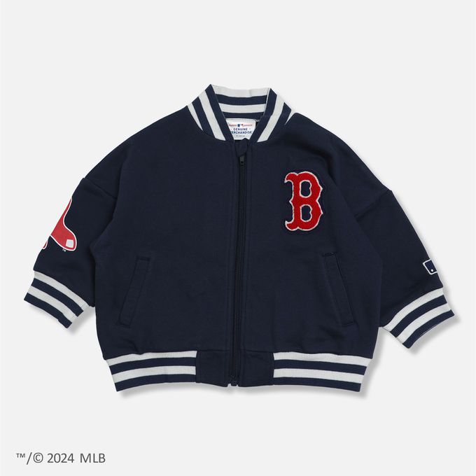 日本 Chil2 - MLB聯名 刺繡logo保暖運動外套-紐約洋基-黑