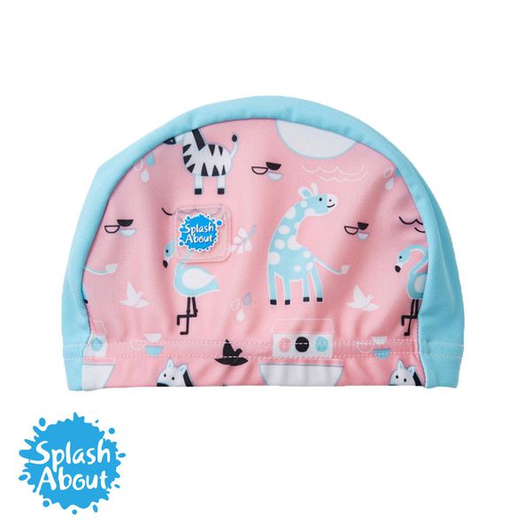 Splash About 潑寶 - Swim Hat 抗UV泳帽-粉紅動物園