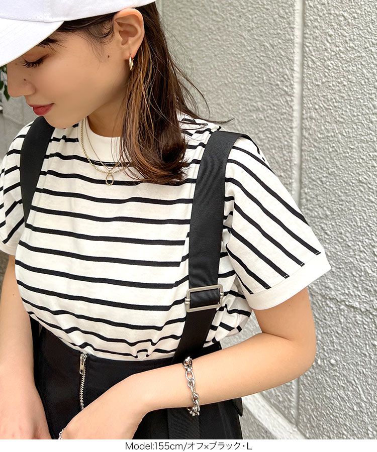 日本 Kobe Lettuce - 100%棉 舒適透氣短袖上衣-水藍